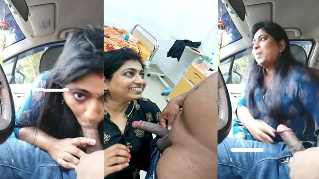 Real Hot Doctor Aunty Affair Blowjob – Fucking Hospital Bed Video